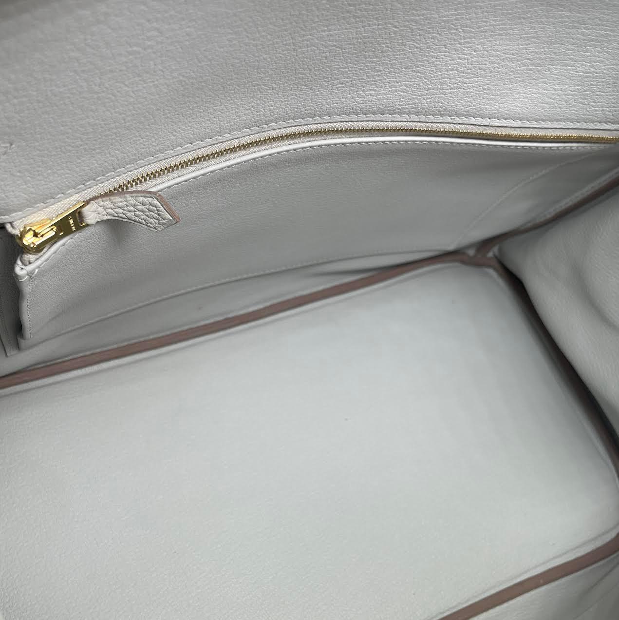 HERMÃƒÆ’Ã‹â€ S Togo Birkin 35 Gris Perle Pearl Gray w/Gold