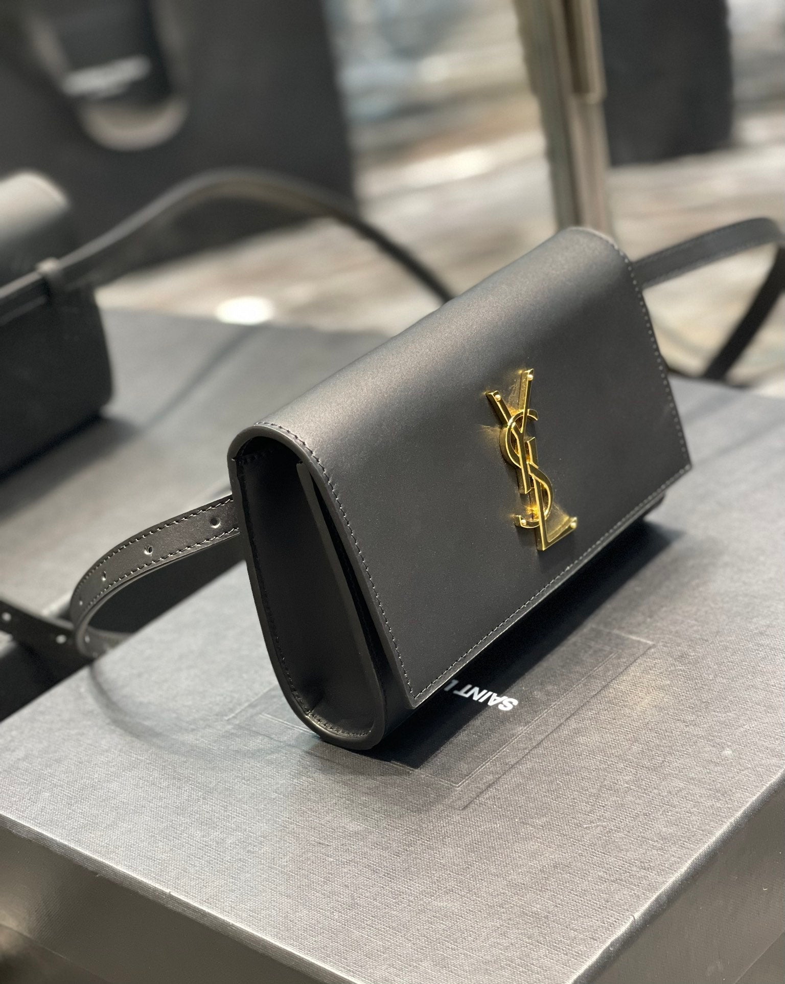 YSSL Kate Belt Bag Black For Women, Women’s Bags 7in/18cm YSL