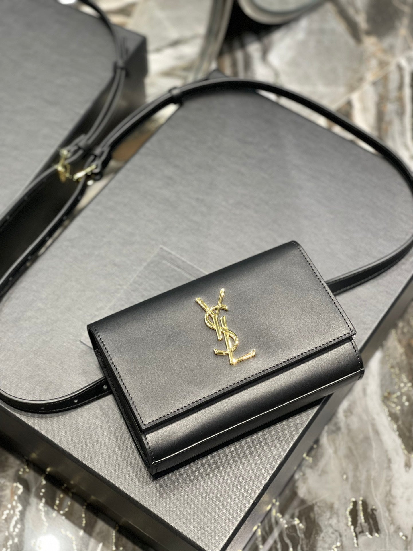 YSSL Kate Belt Bag Black For Women, Women’s Bags 7in/18cm YSL
