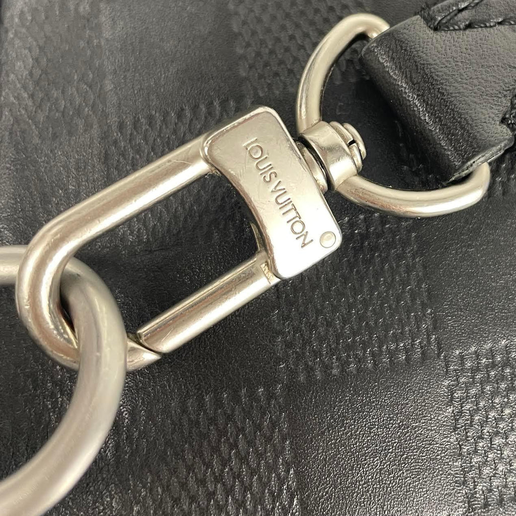 LOUIS VUITTON Leather Avenue Sling Infini Onyx