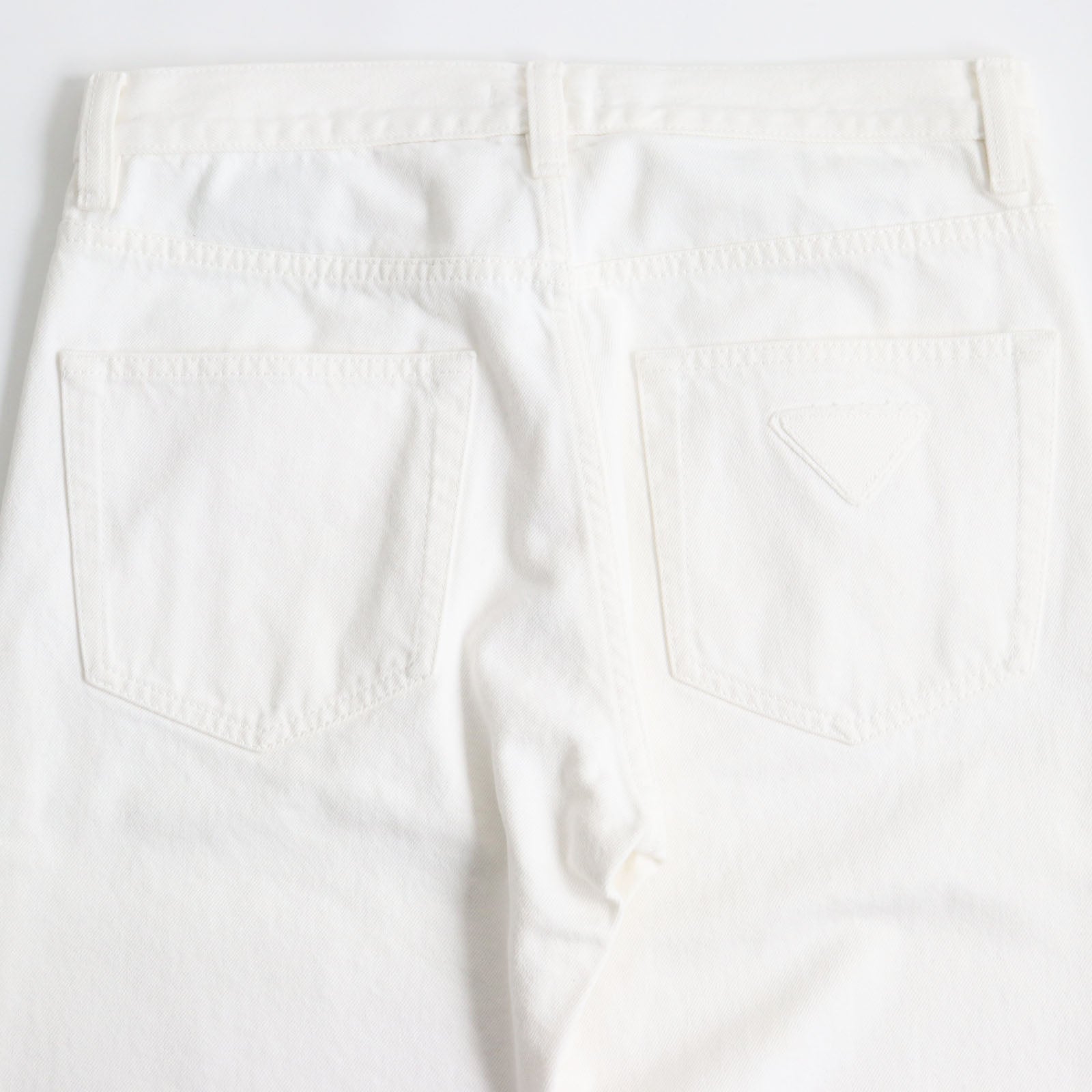 PRADA Denim pants GEP303 cotton off white 30