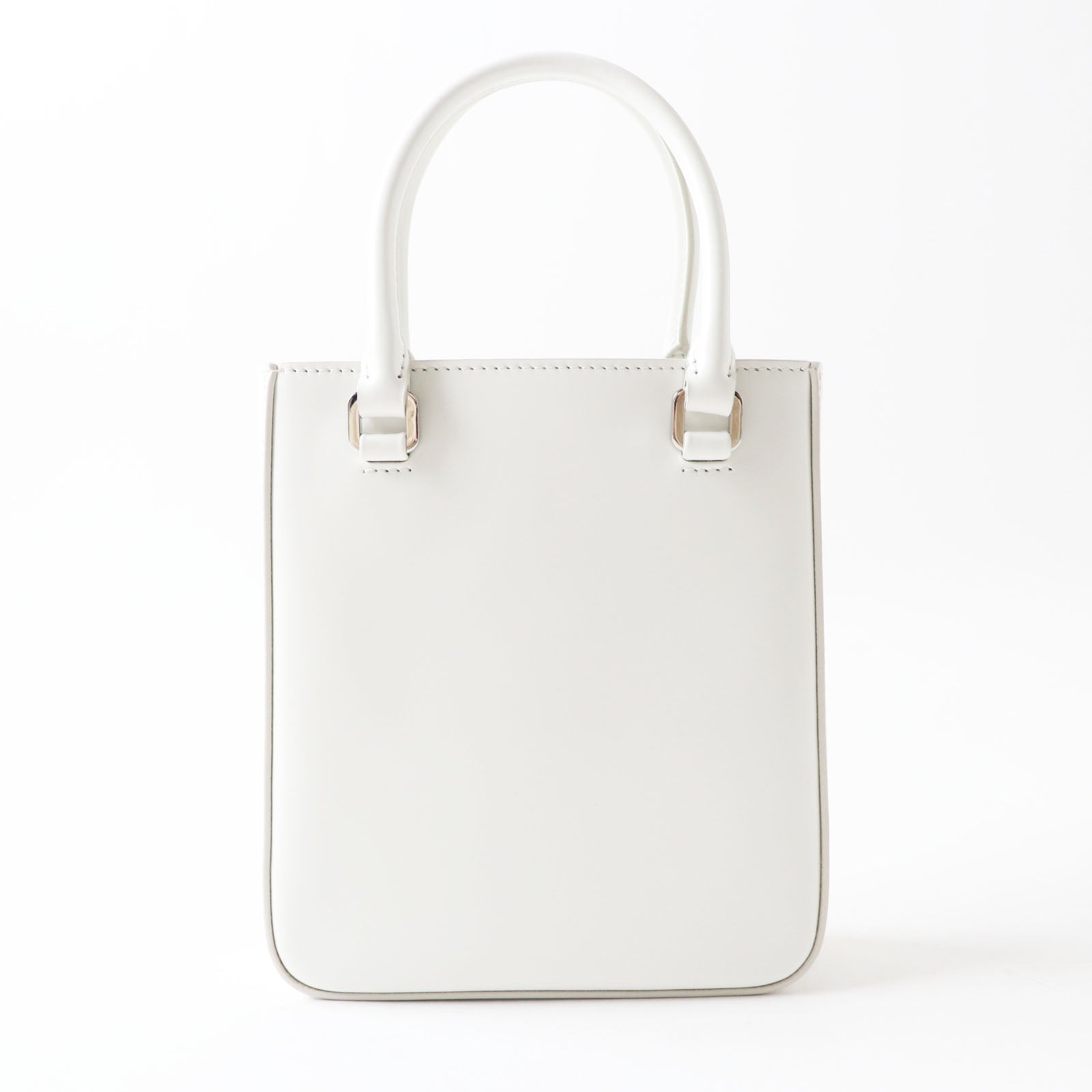 PRADA Shoulder Bag 1BA331 leather BIANCO Small Brushed Leather