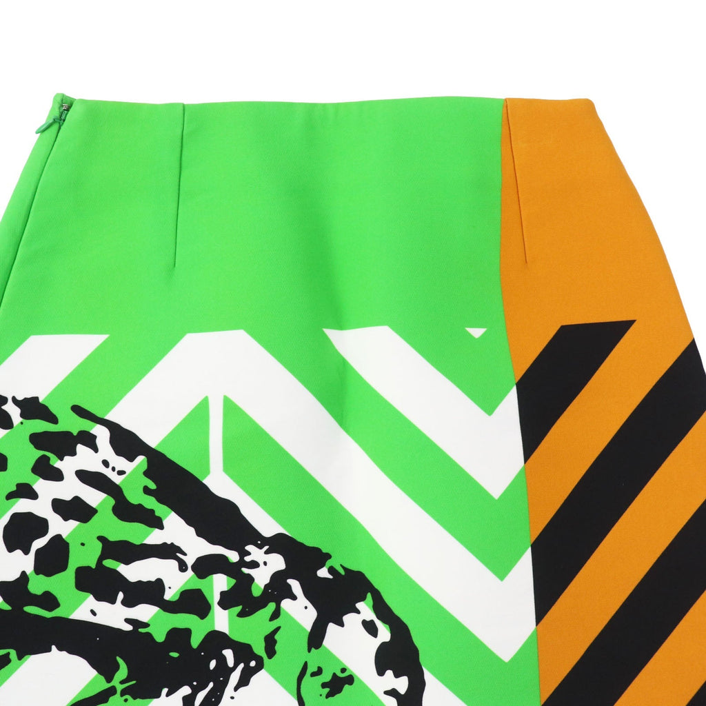 Christian Dior Mini skirt 221J36A5113 Nylon Green type D-JUNGLE D-JUNGLE 40