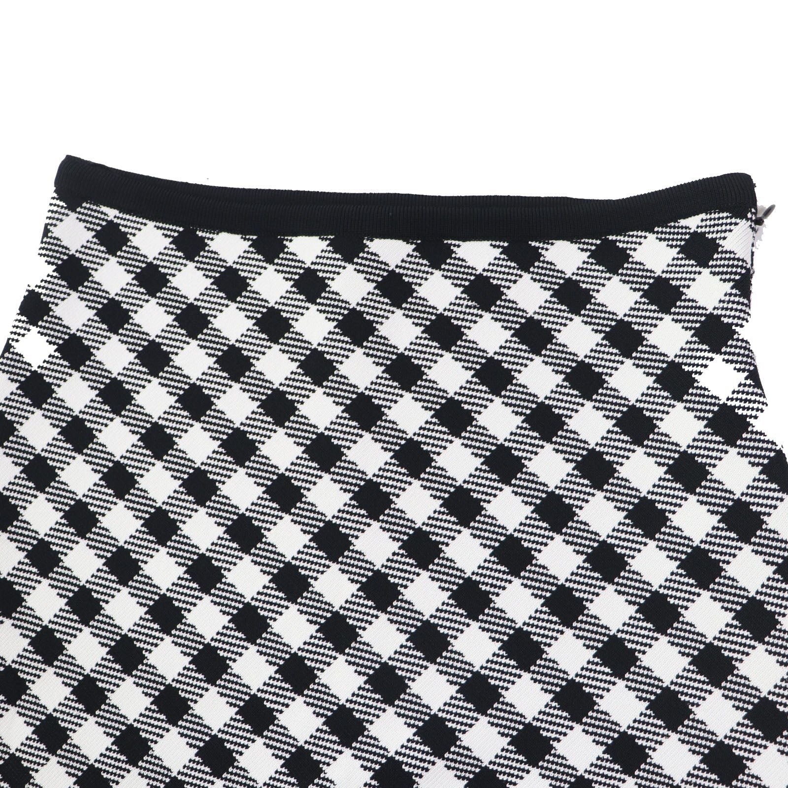 Christian Dior flare skirt 254J18AM514 Rayon Black White 38