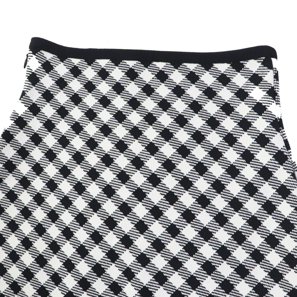 Christian Dior flare skirt 254J18AM514 Rayon Black White 38
