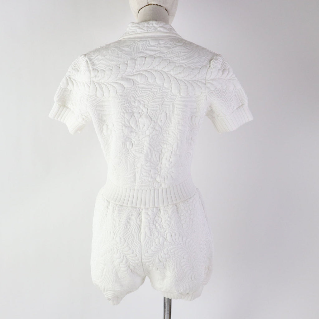 FENDI overalls FZD880 Rayon white 38
