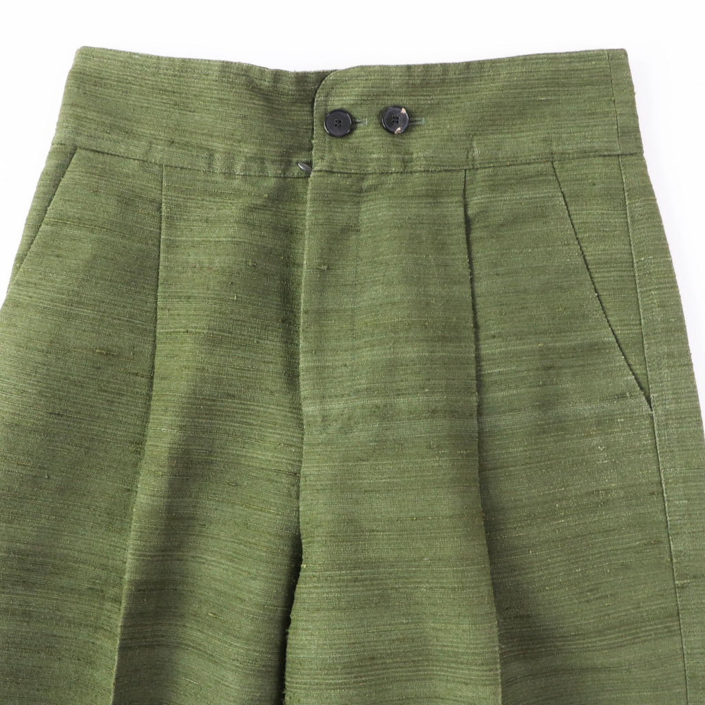 Christian Dior Wide pants 011P12A6044 silk khaki 40