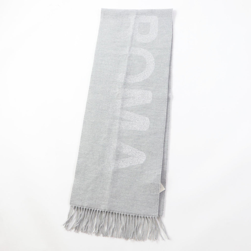 FENDI Scarf Main: 60% wool, 23% cashmere, 13% rayon, 4% metal fiber Light Gray Silver FXT485 AROQ TU Women Used