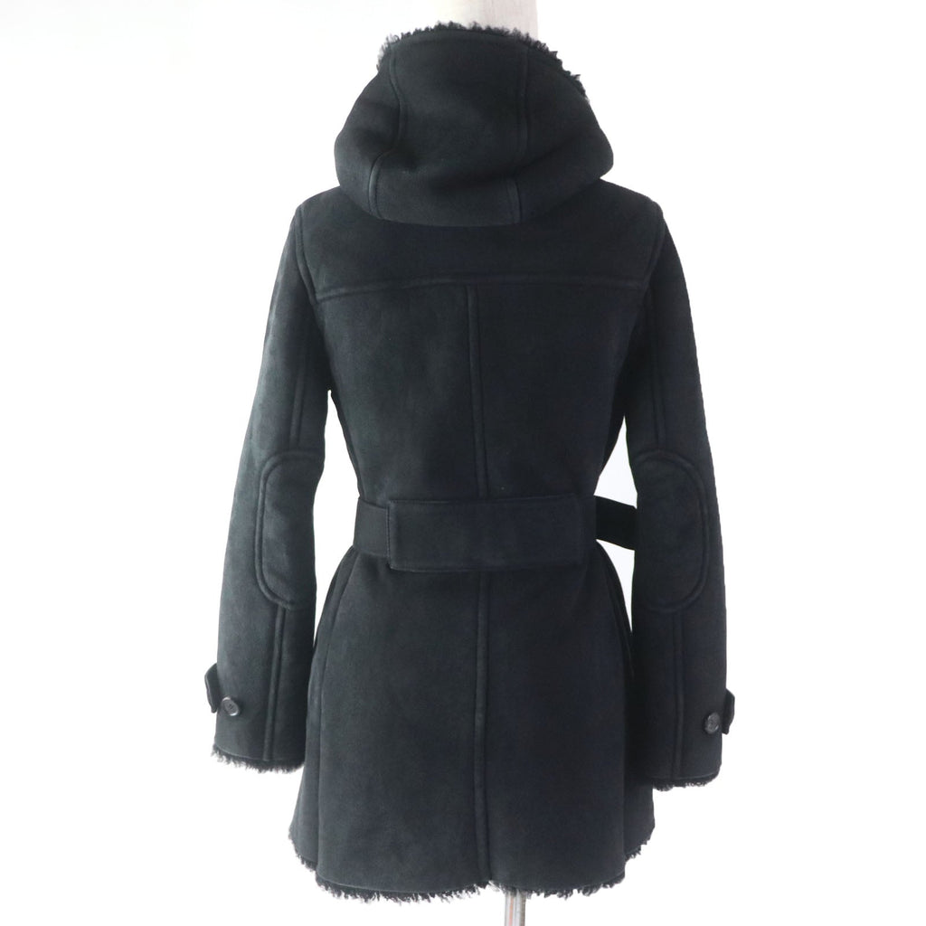 PRADA Mouton coat Mouton black 38