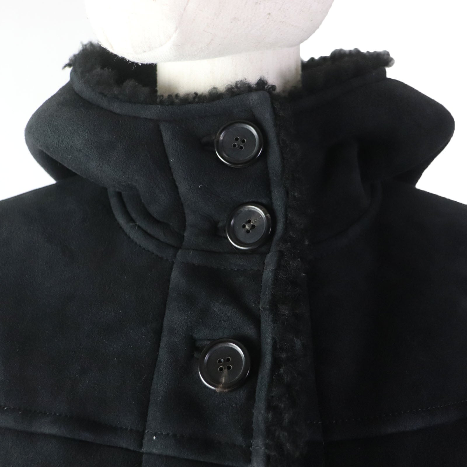 PRADA Mouton coat Mouton black 38