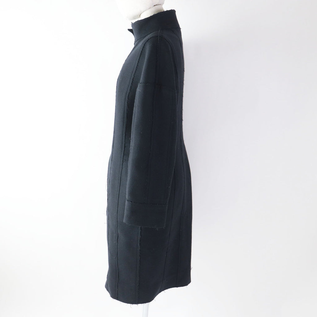 FENDI coat wool Dark navy 40