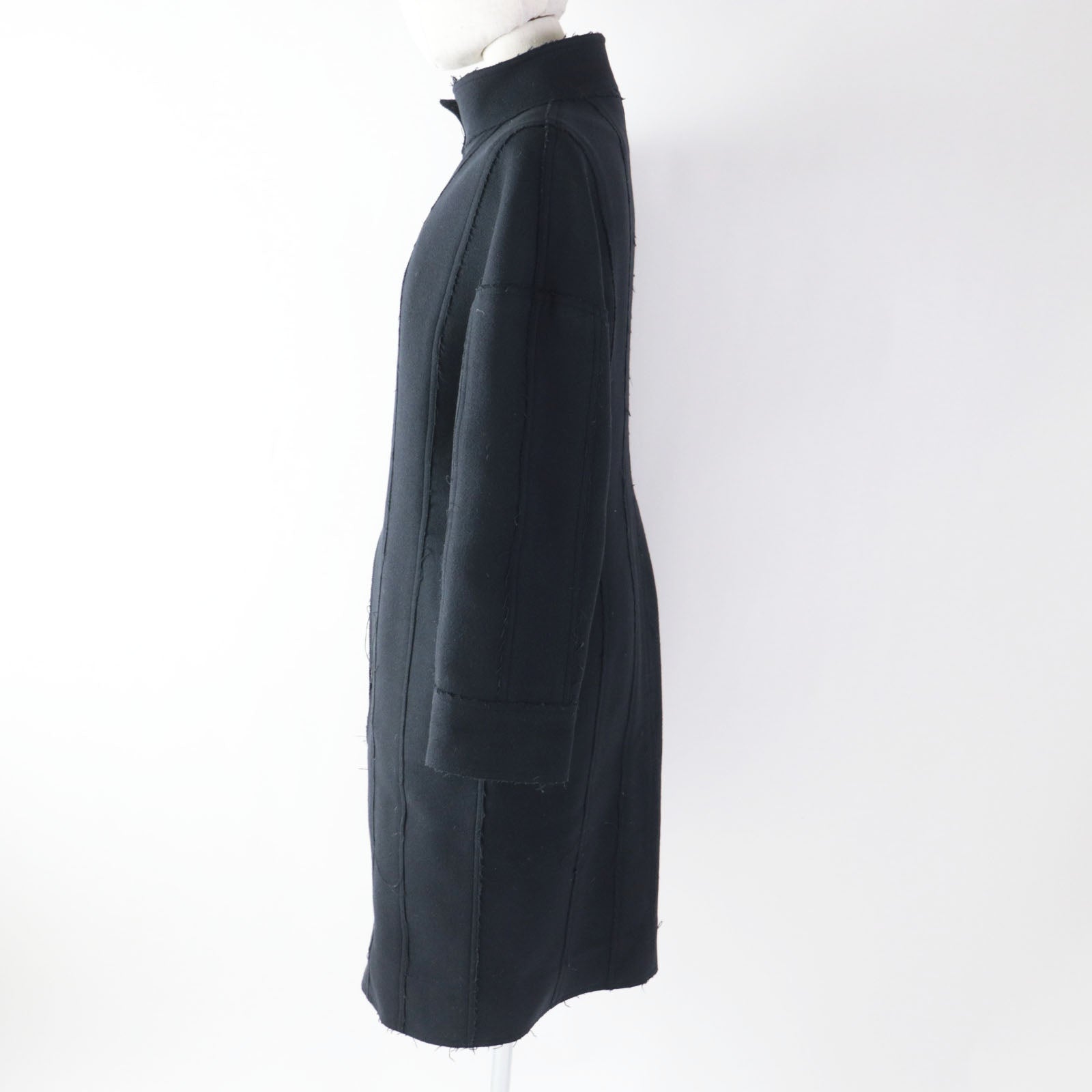 FENDI coat wool Dark navy 40