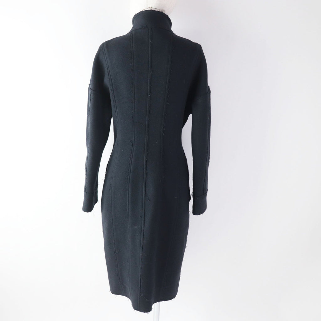 FENDI coat wool Dark navy 40
