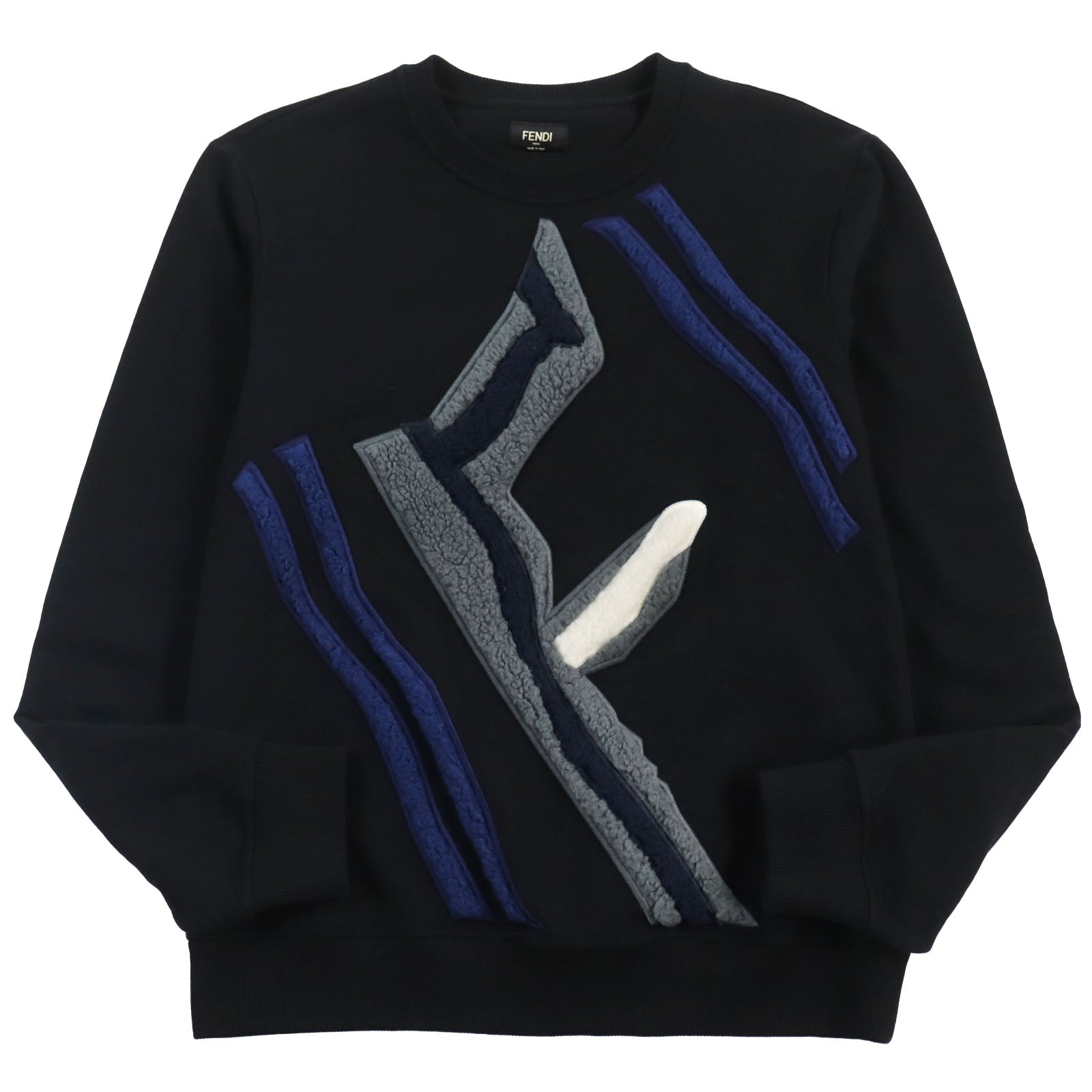 FENDI sweat FY0178 cotton black M