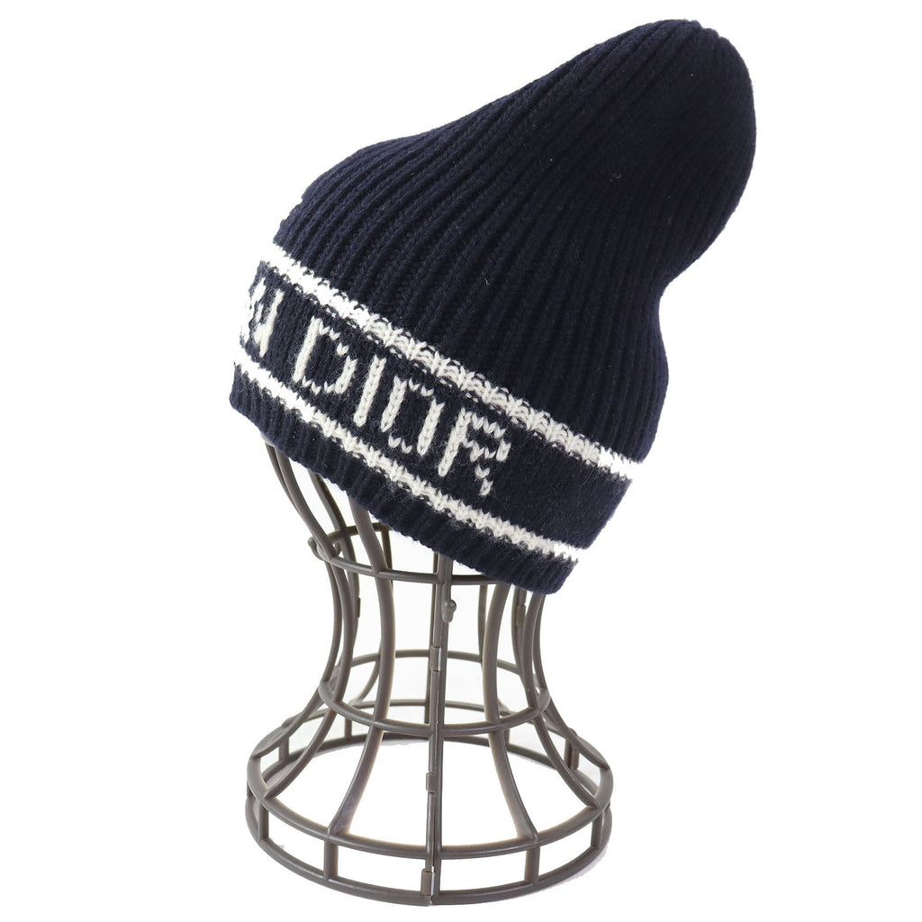 Christian Dior Knit cap 31NOE714IXGH wool Navy white
