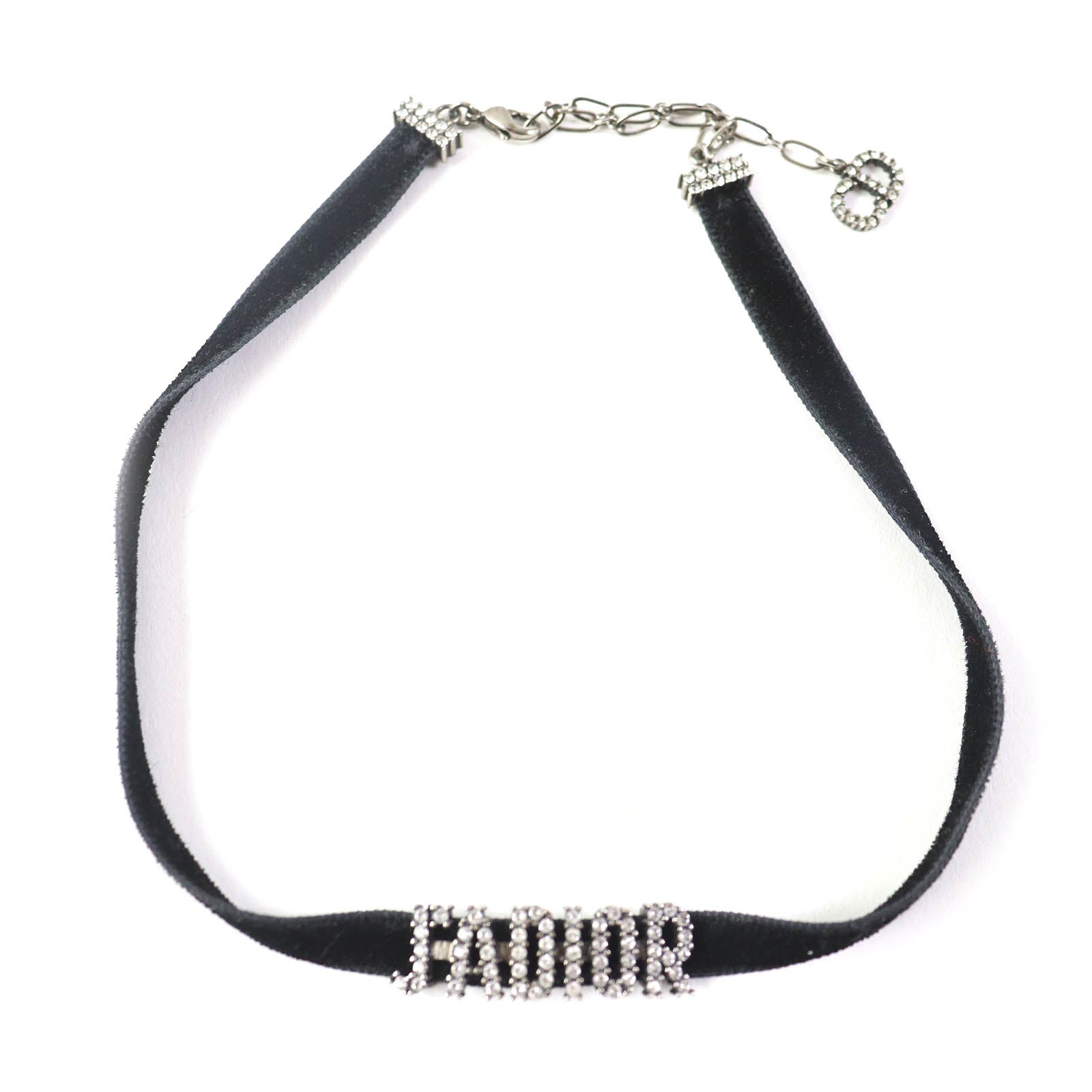 Christian Dior choker ― Black Silver JADIOR