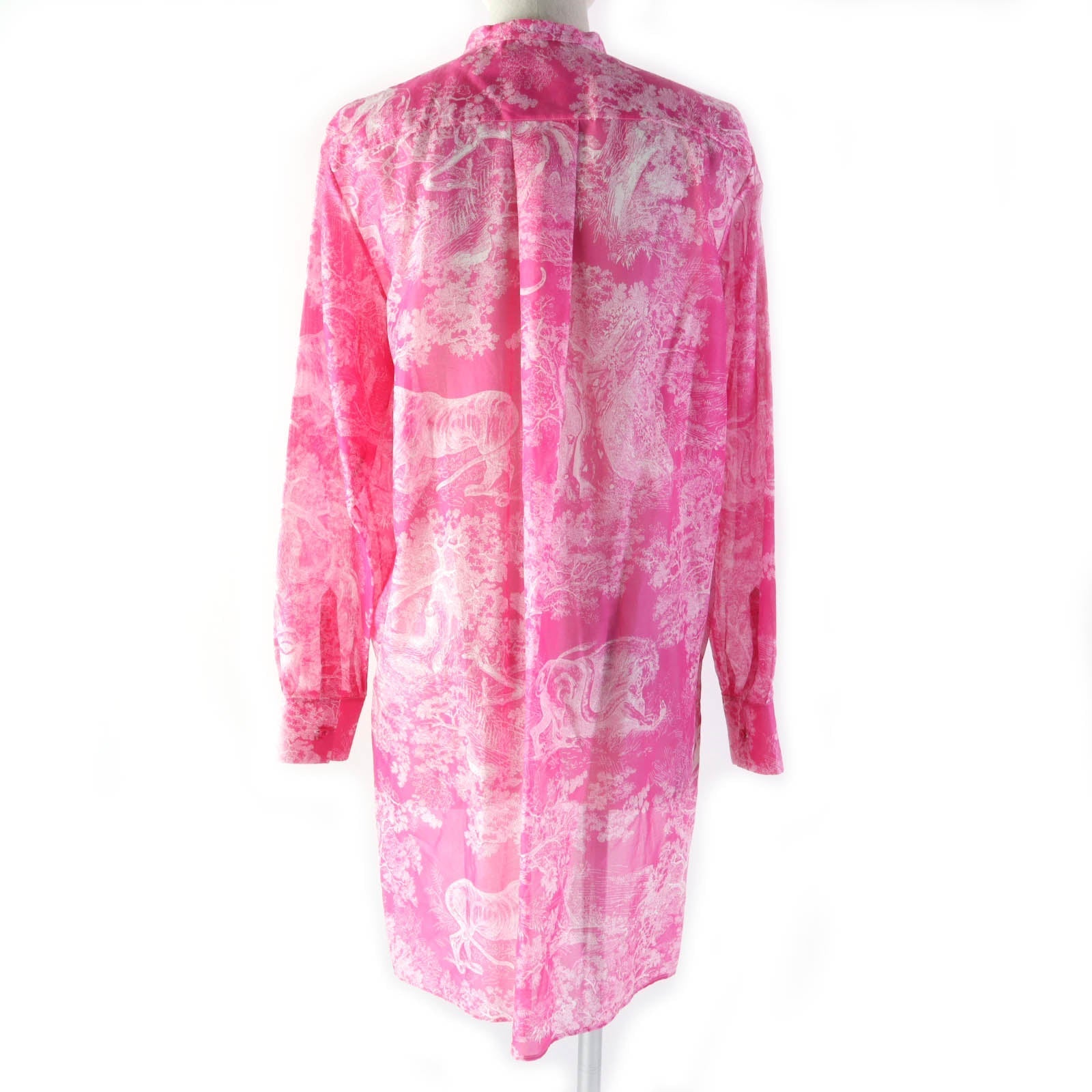Christian Dior Long sleeve shirt 221B54A3846 cotton pink 40