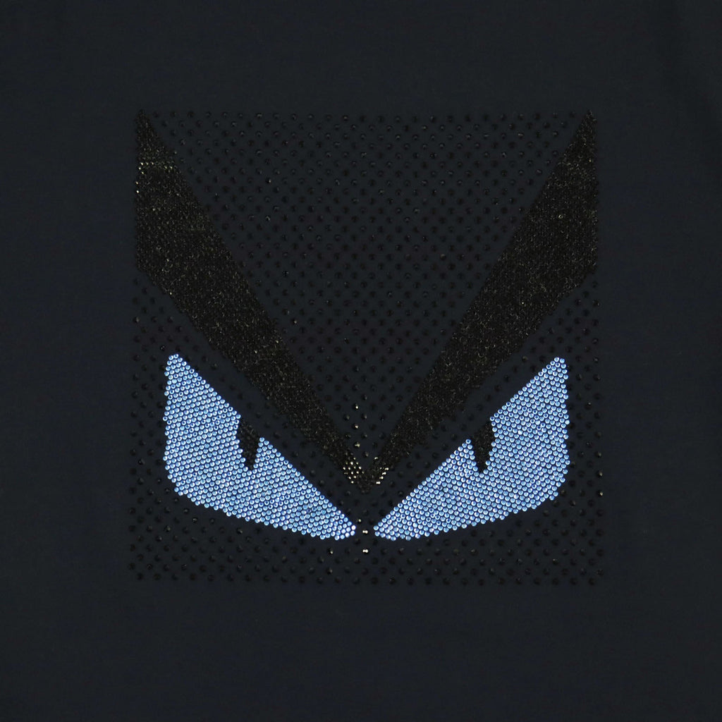 FENDI Short sleeve T-shirt FY0626 cotton Navy 46