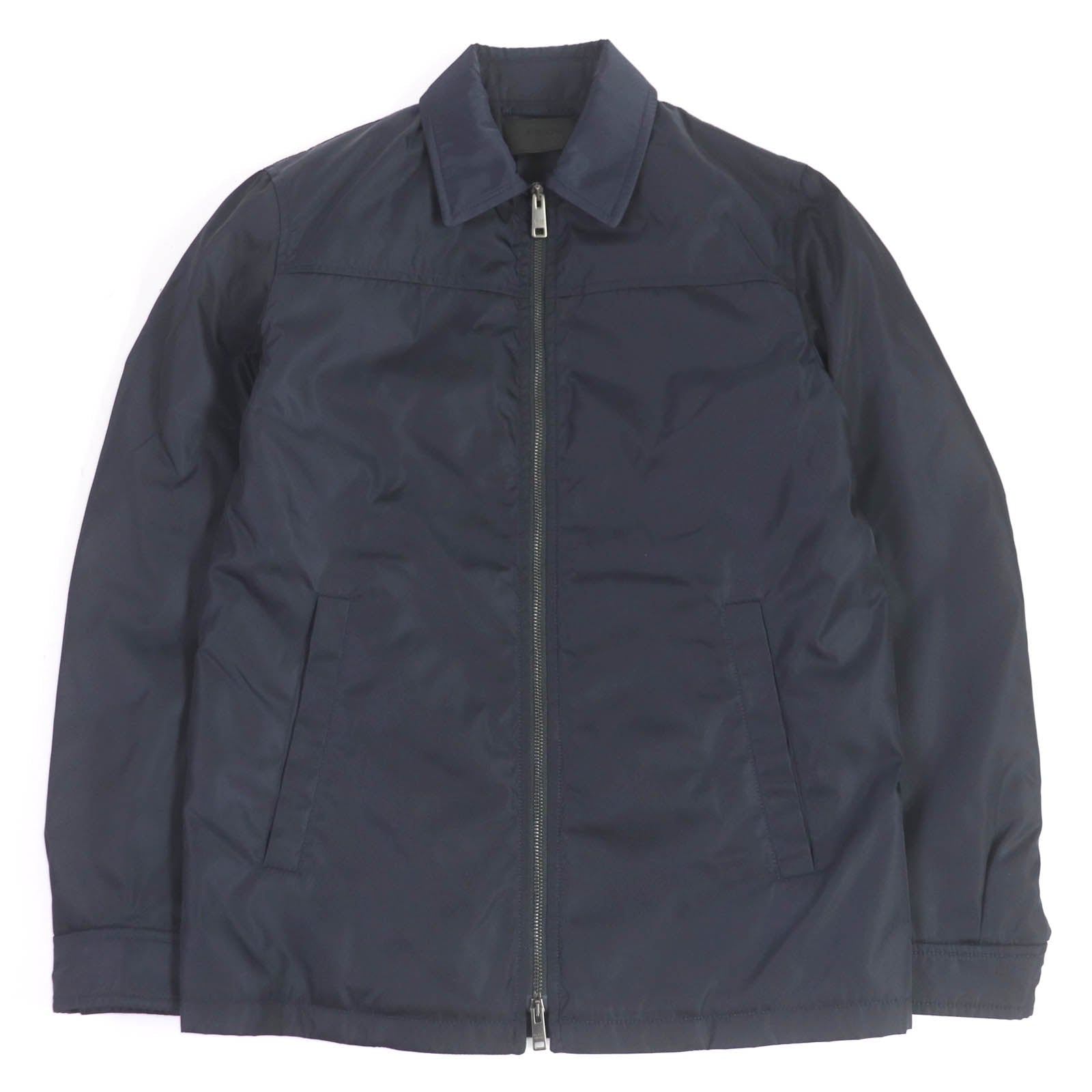 PRADA Blouson DNA404 Outer: 100% polyamide (nylon), Lining: 100% rayon Navy mens 46 Used