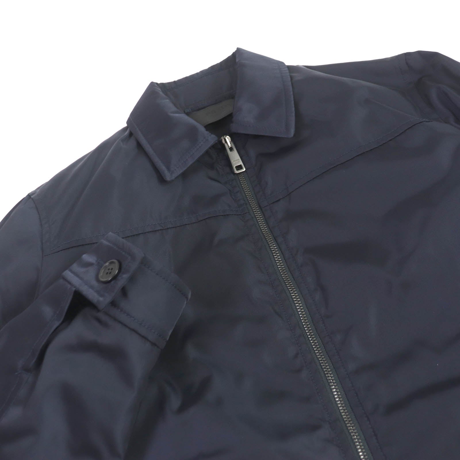 PRADA Blouson DNA404 Outer: 100% polyamide (nylon), Lining: 100% rayon Navy mens 46 Used