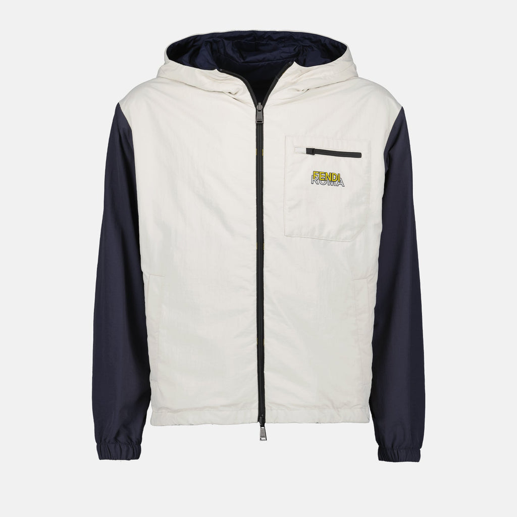Veste coupe-vent réversible