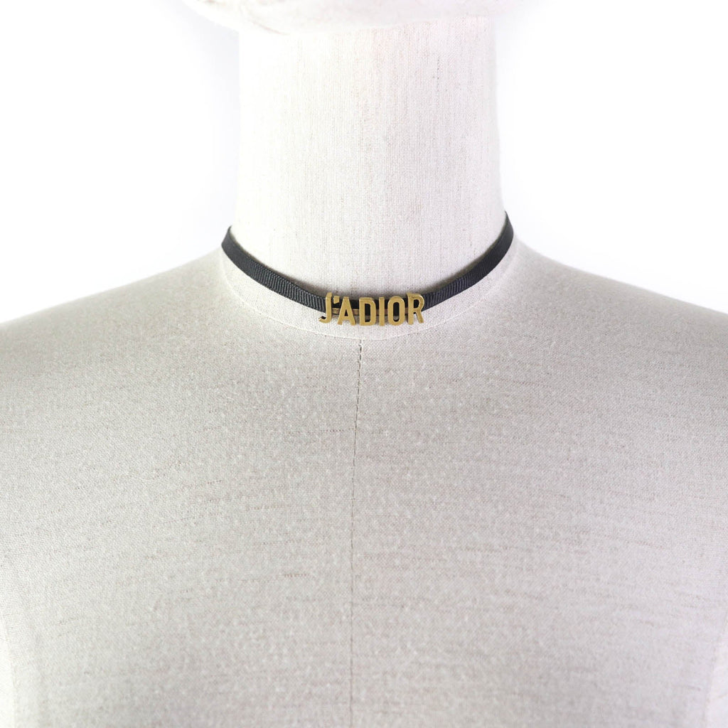 Christian Dior choker ー Black bronze