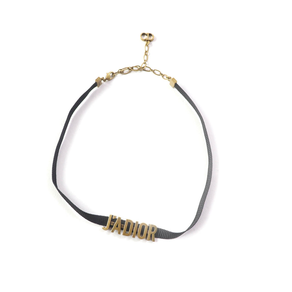 Christian Dior choker ー Black bronze