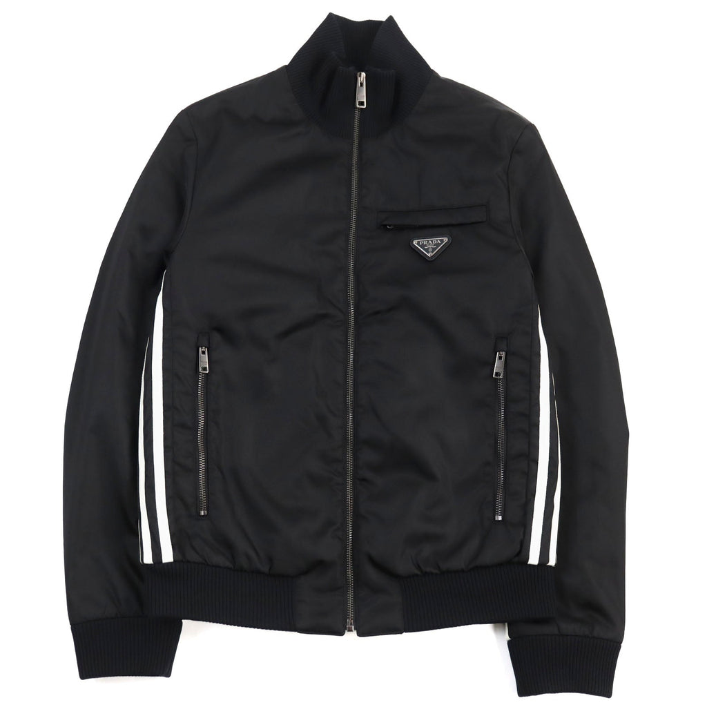 PRADA Track jacket SGB936 polyamide (nylon) Black type 40