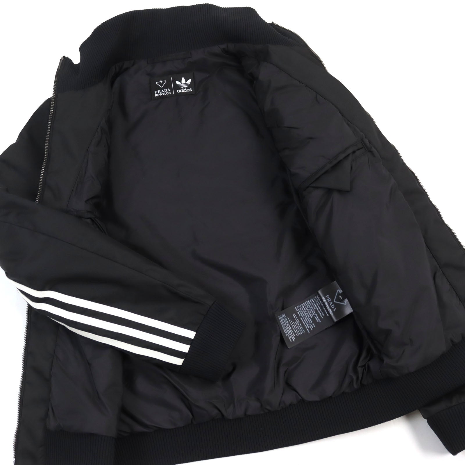 PRADA Track jacket SGB936 polyamide (nylon) Black type 40