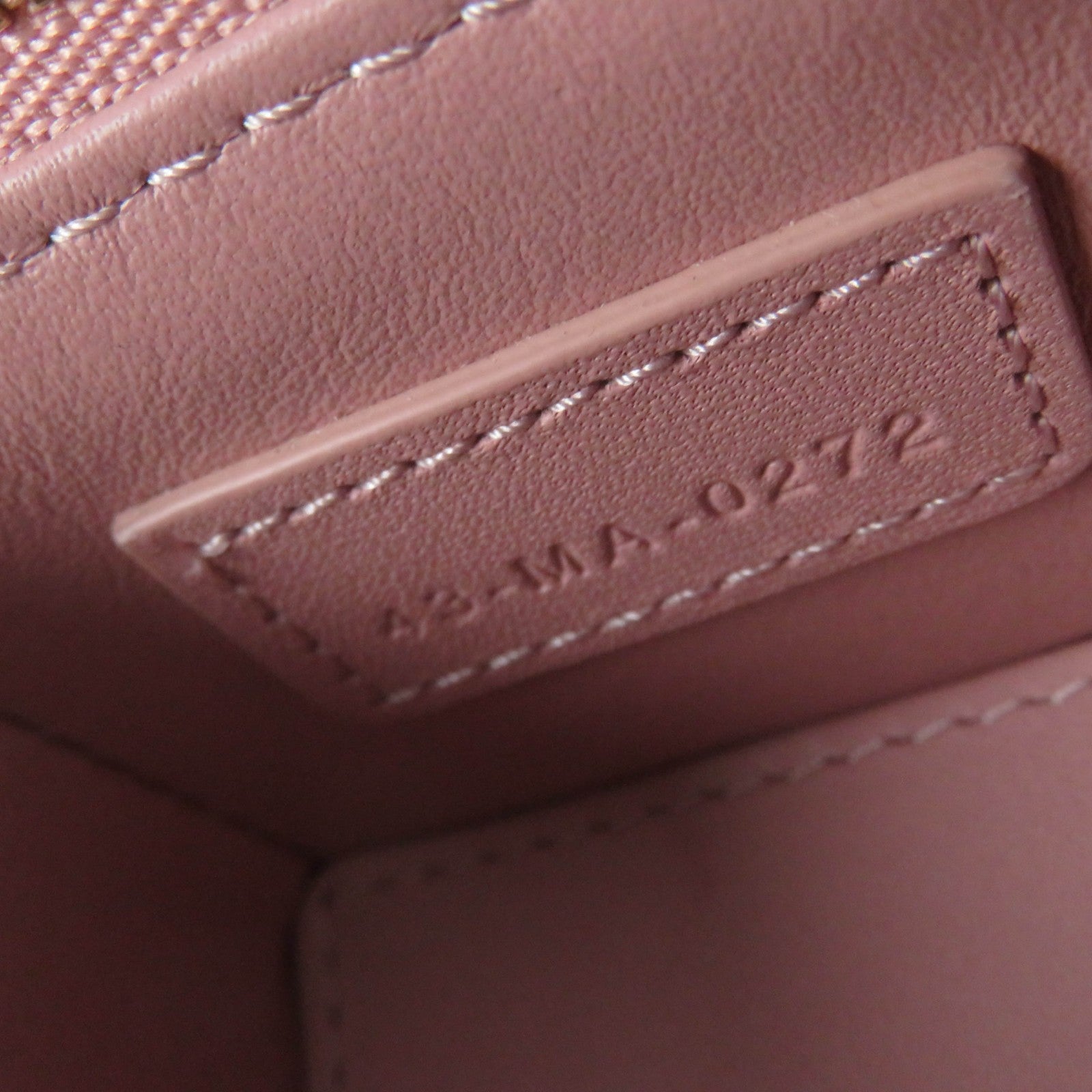 Christian Dior Pouch S0976OVRB enamel pink LADY DIOR
