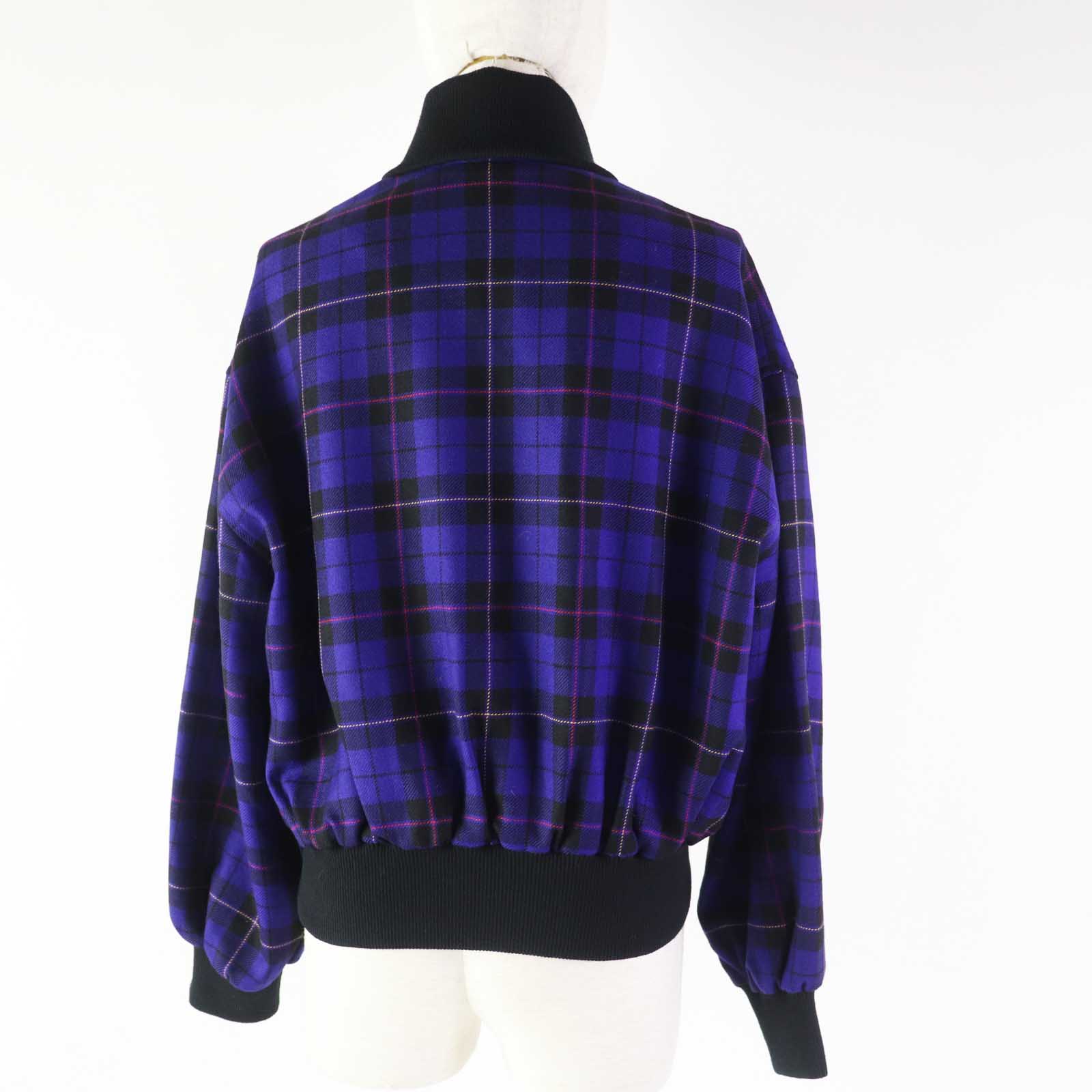 Christian Dior Blouson Outer: 100% wool, Lining: 100% polyester Purple type Women M Used