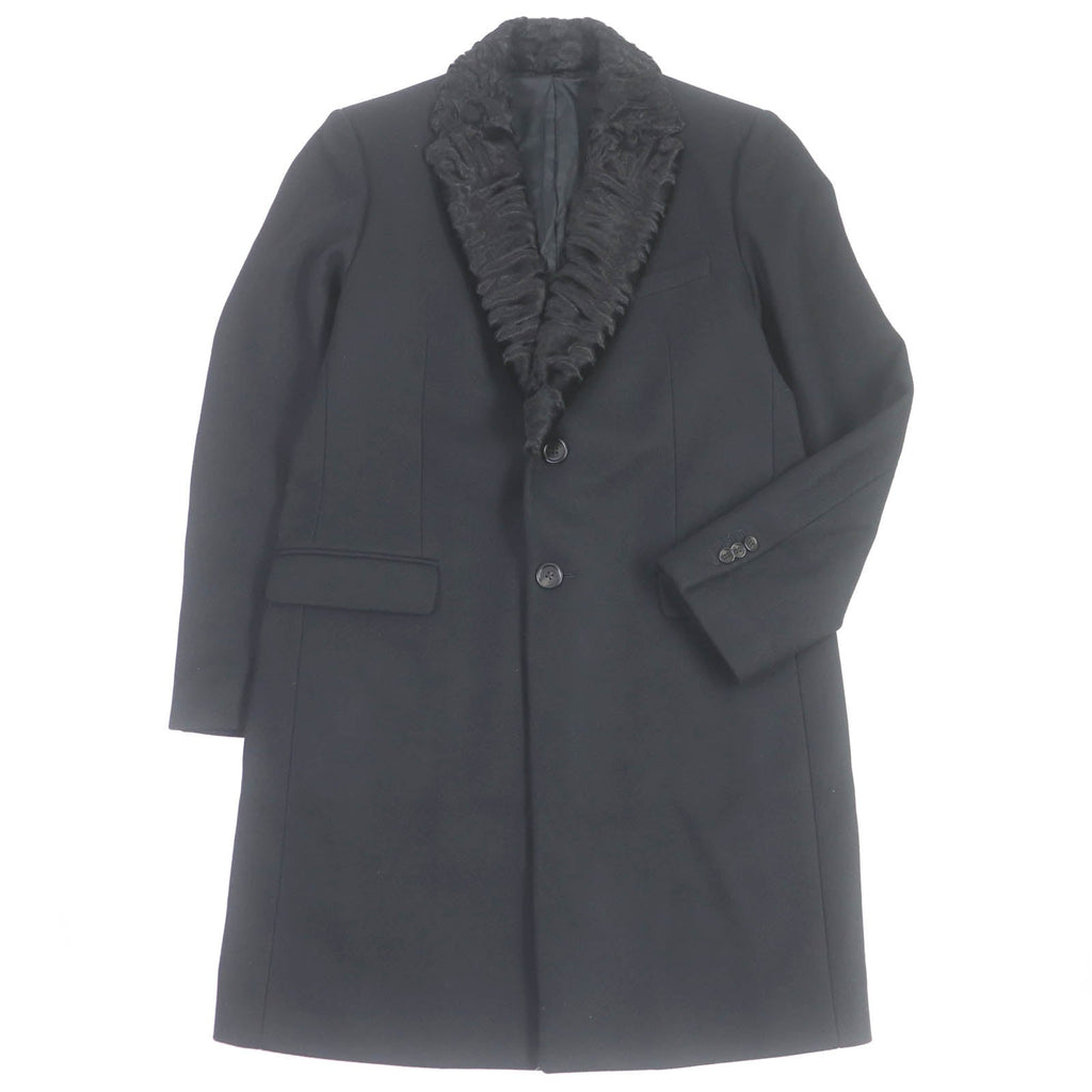 FENDI Chester coat FF01073YN wool black 52