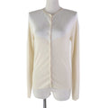Christian Dior cardigan 6E24167AM598 cashmere White beige 40