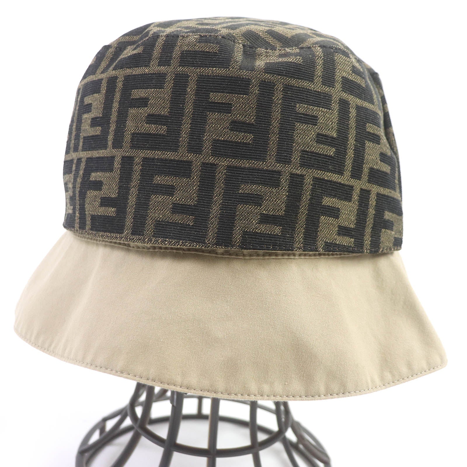 FENDI hat FXQ790 cotton beige