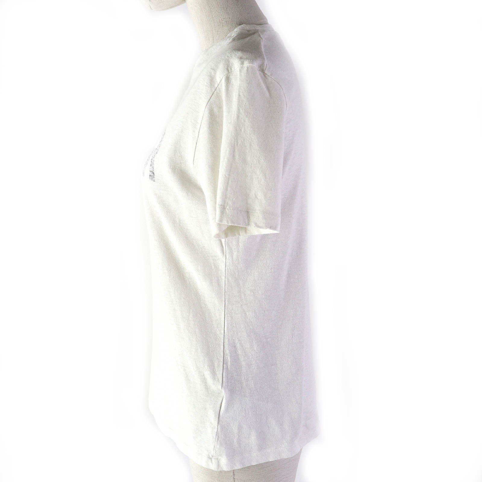 Christian Dior Short sleeve T-shirt cotton White gray XS