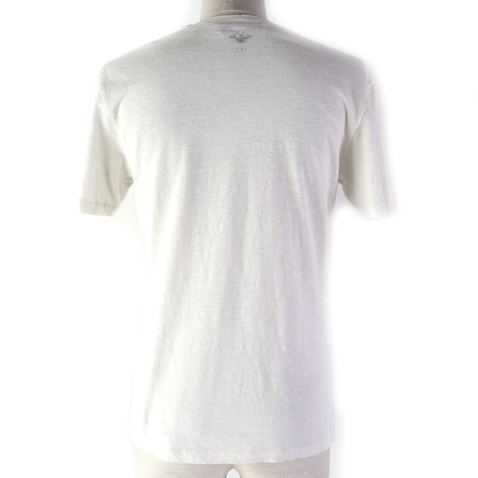 Christian Dior Short sleeve T-shirt cotton White gray XS