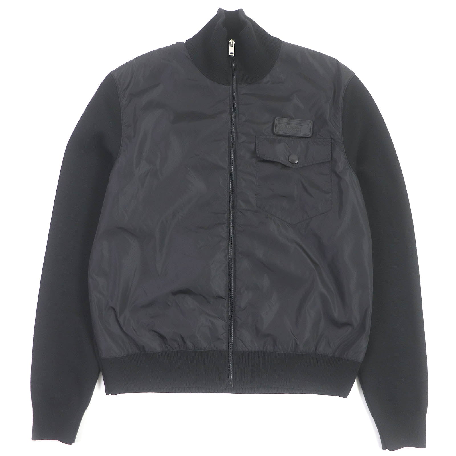 PRADA Blouson UMC134 Virgin wool black 46