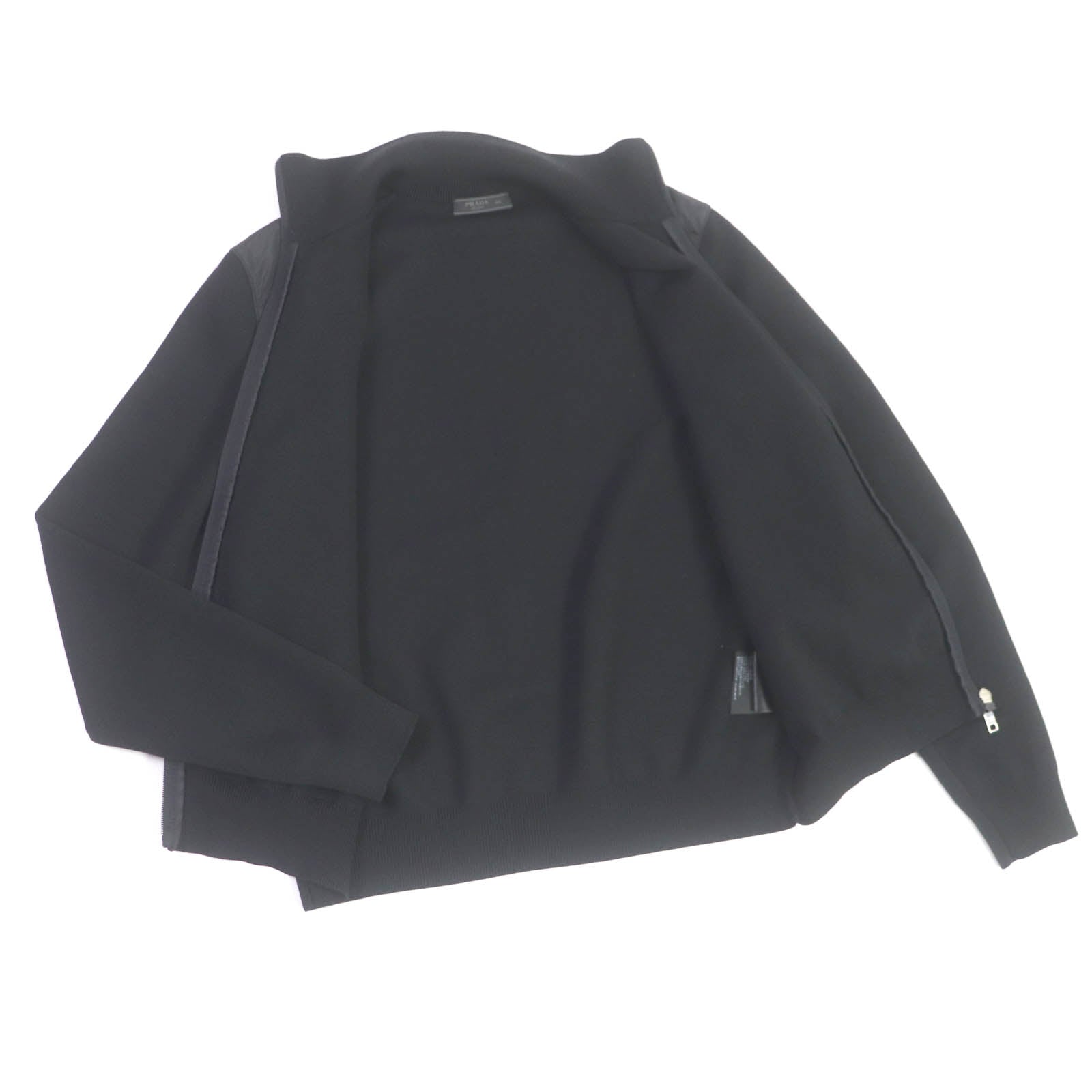 PRADA Blouson UMC134 Virgin wool black 46