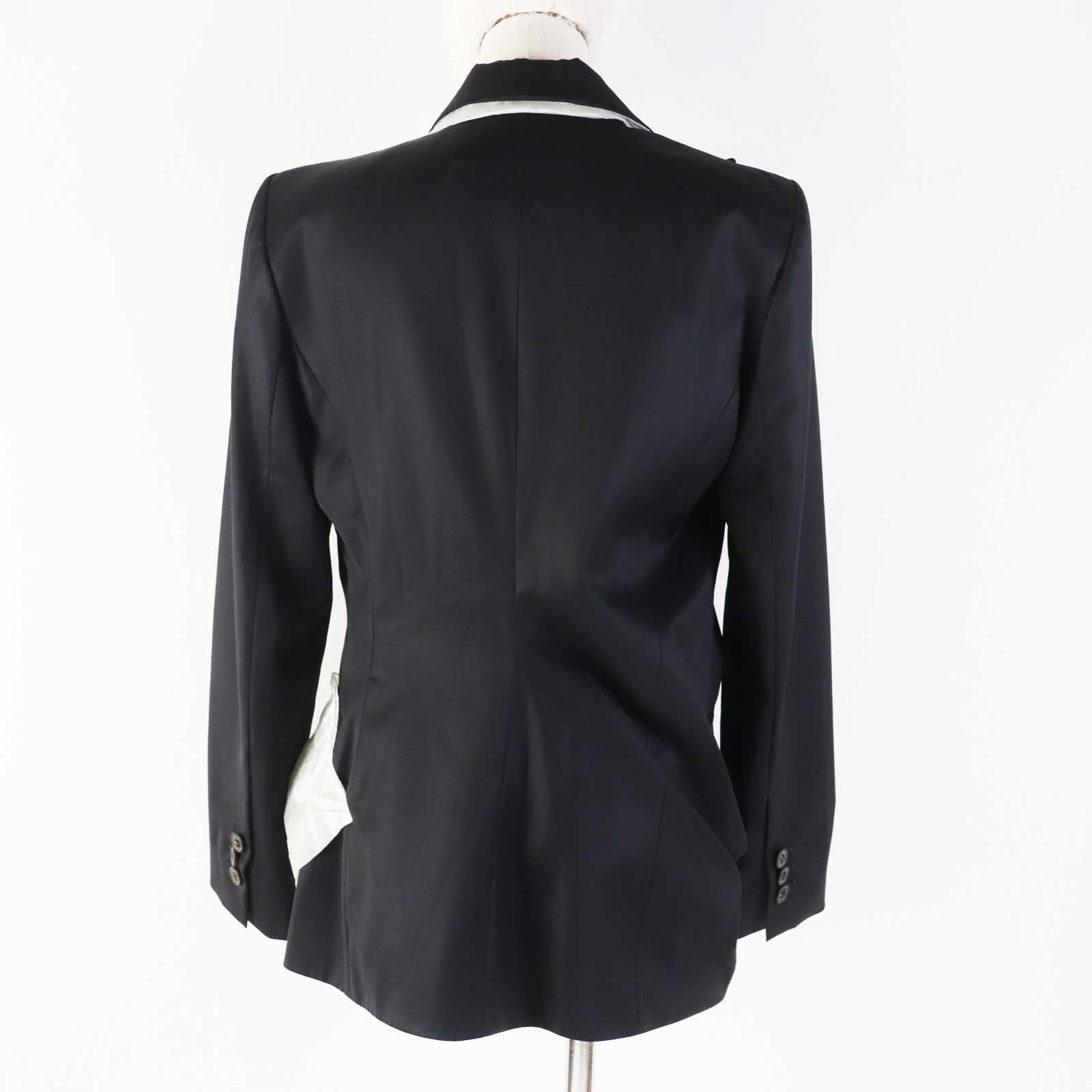 Christian Dior 6A12022060 Main: 100% wool, Part: 100% polyester, Lining: 100% silk black Women 38 Used