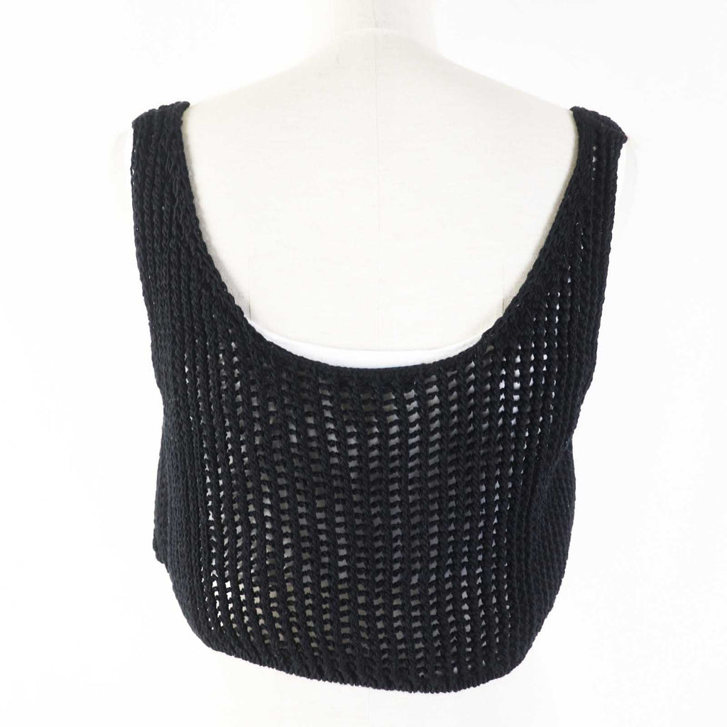 PRADA Tank top P29980 cotton Black White 36