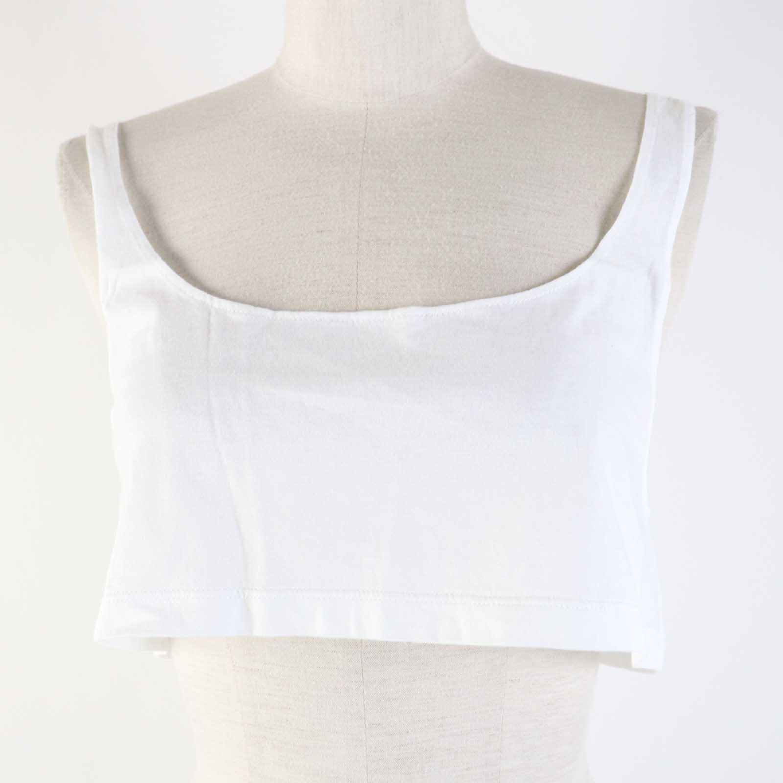 PRADA Tank top P29980 cotton Black White 36