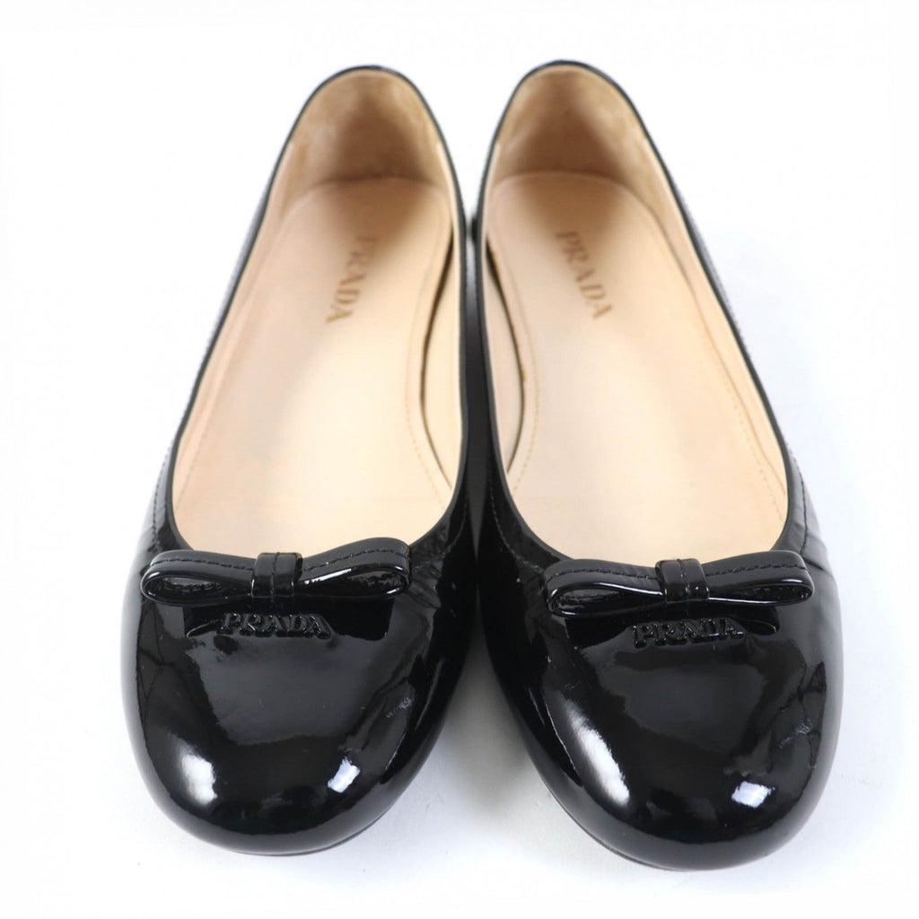 PRADA pumps leather black 35