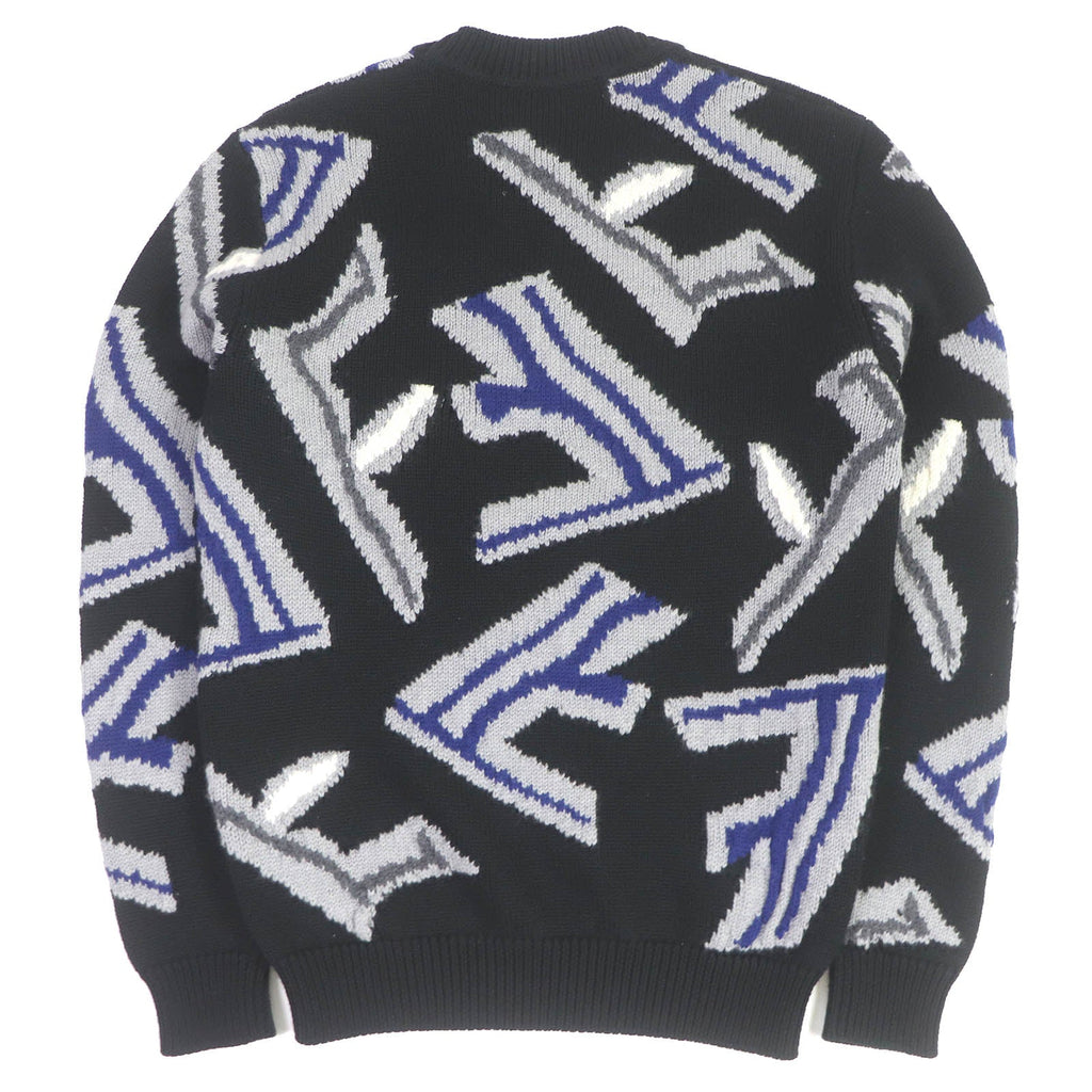 FENDI sweater FZX013 Virgin wool black 44