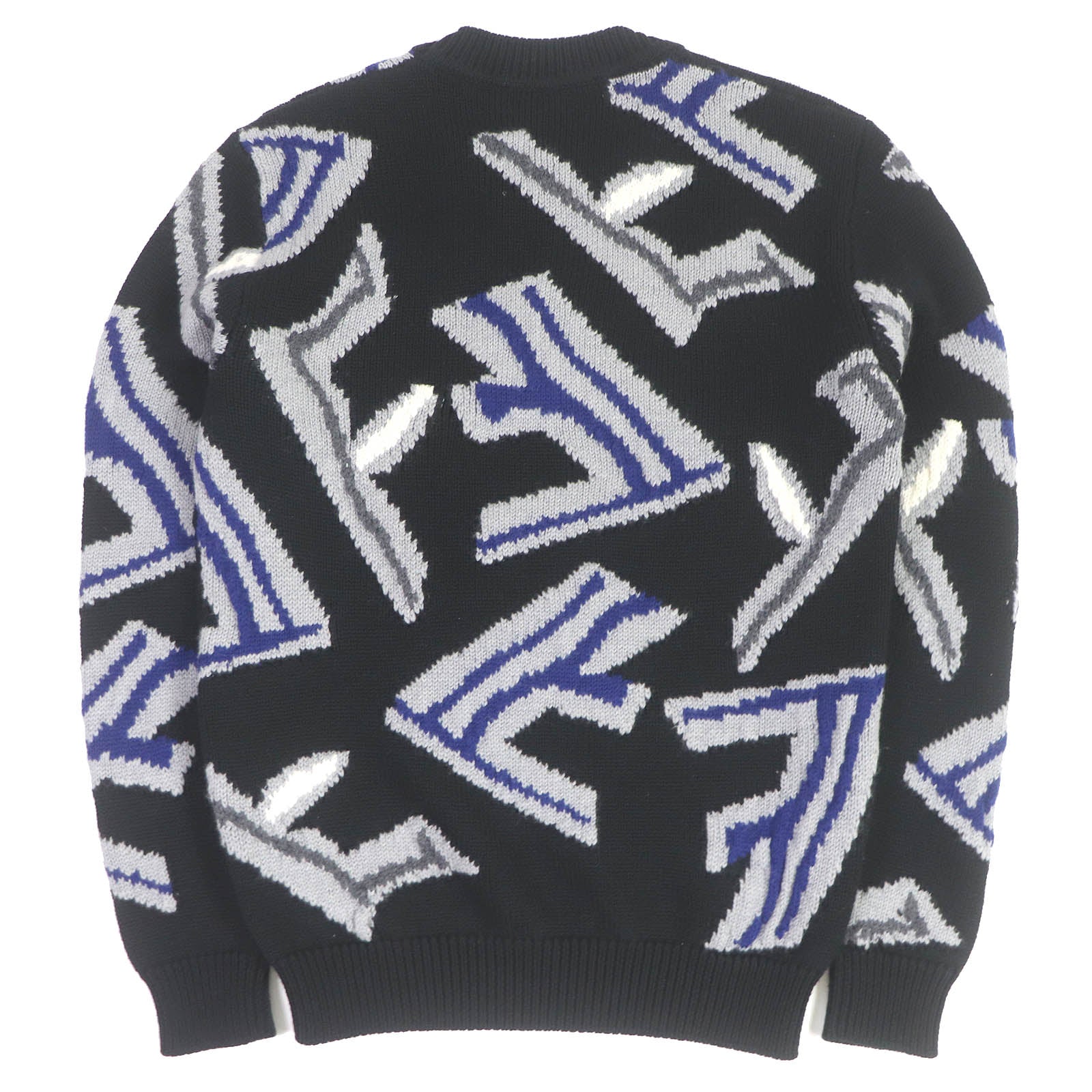 FENDI sweater FZX013 Virgin wool black 44