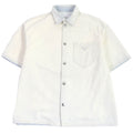 PRADA Denim Jacket GEC067 Main: 100% cotton leather, part: calf leather White type mens XXL Used