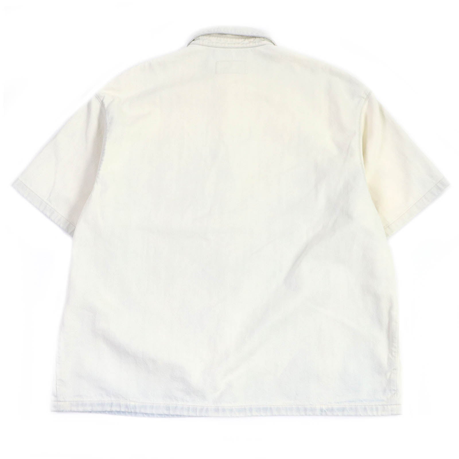 PRADA Denim Jacket GEC067 Main: 100% cotton leather, part: calf leather White type mens XXL Used