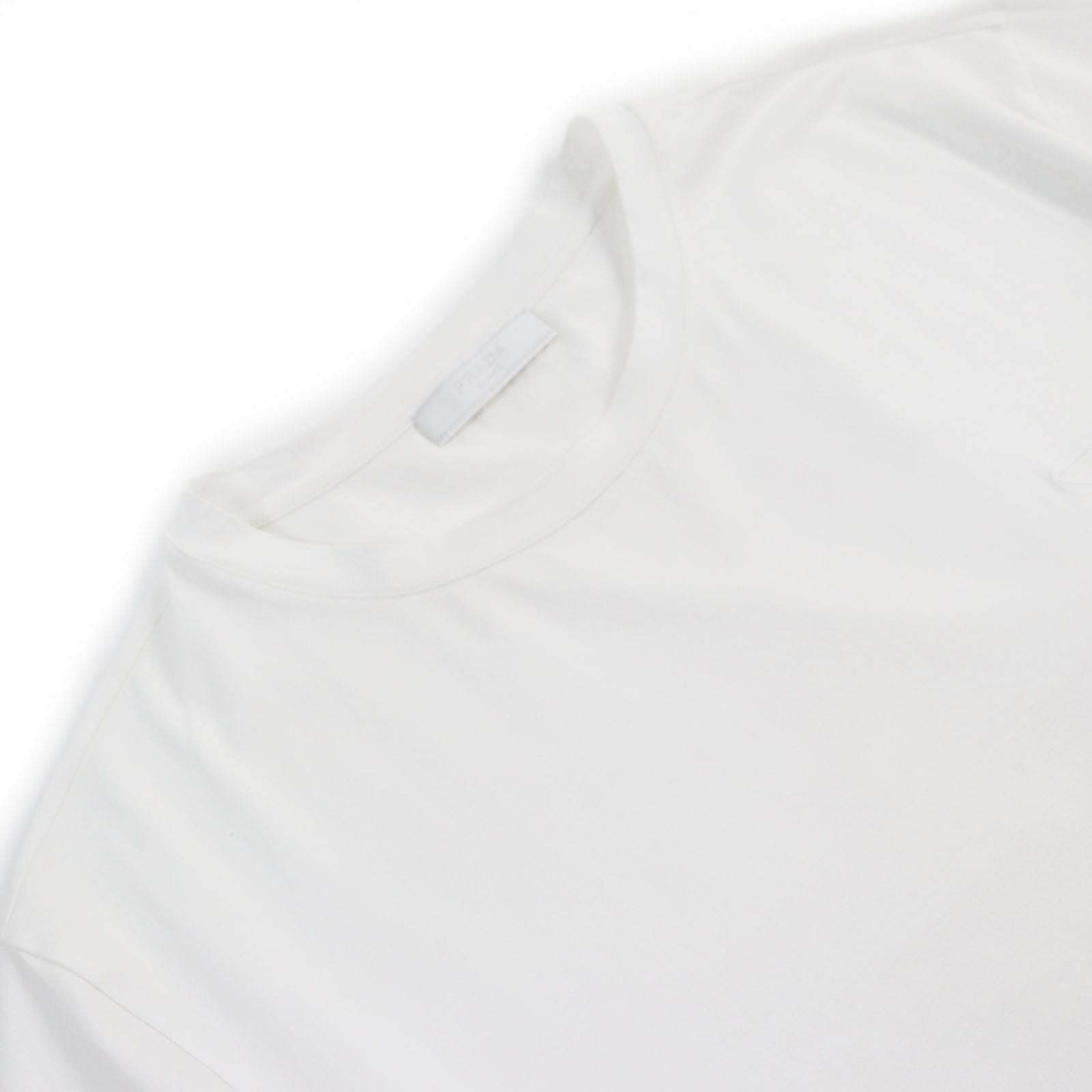 PRADA Short sleeve T-shirt UJN712 cotton white XL