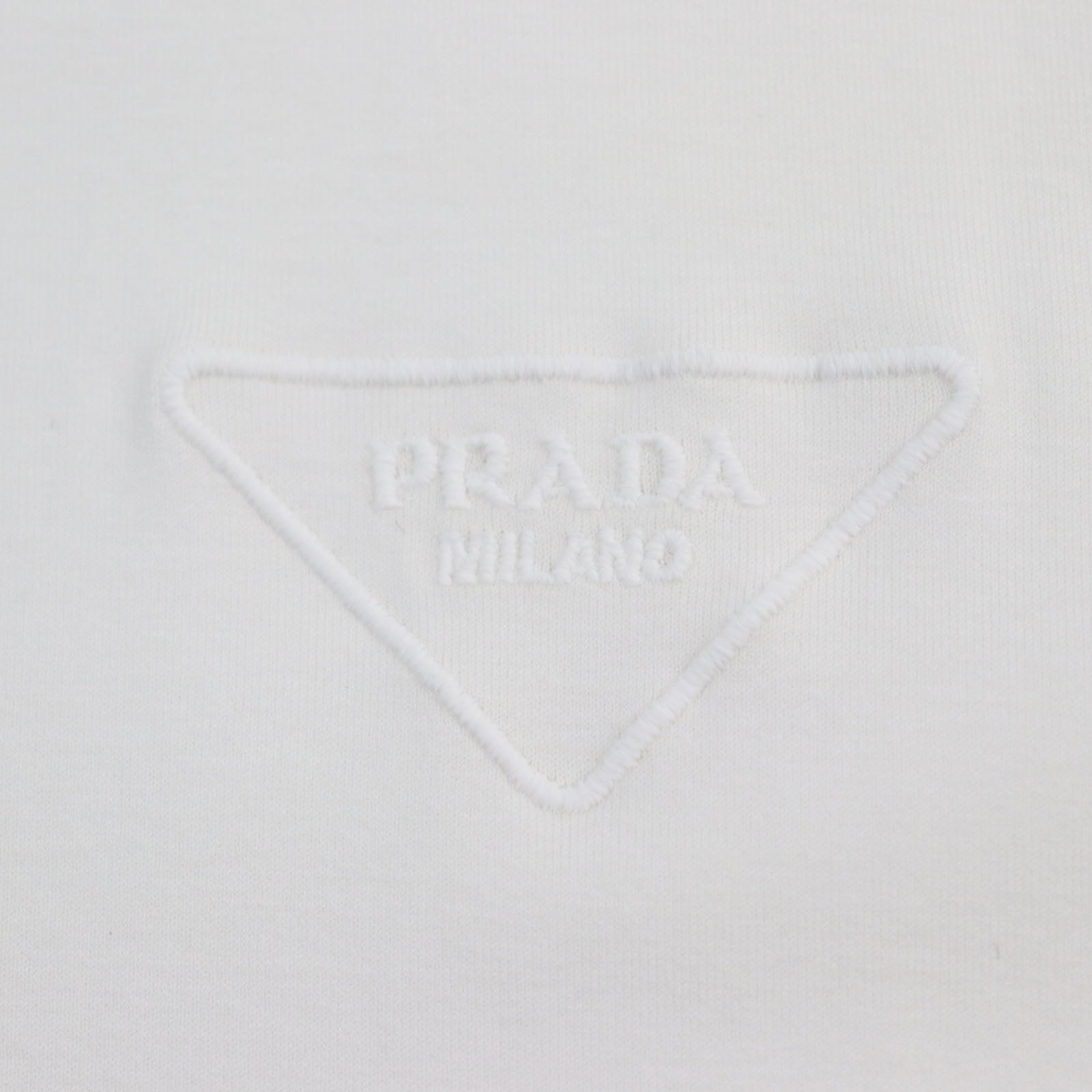 PRADA Short sleeve T-shirt UJN712 cotton white XL