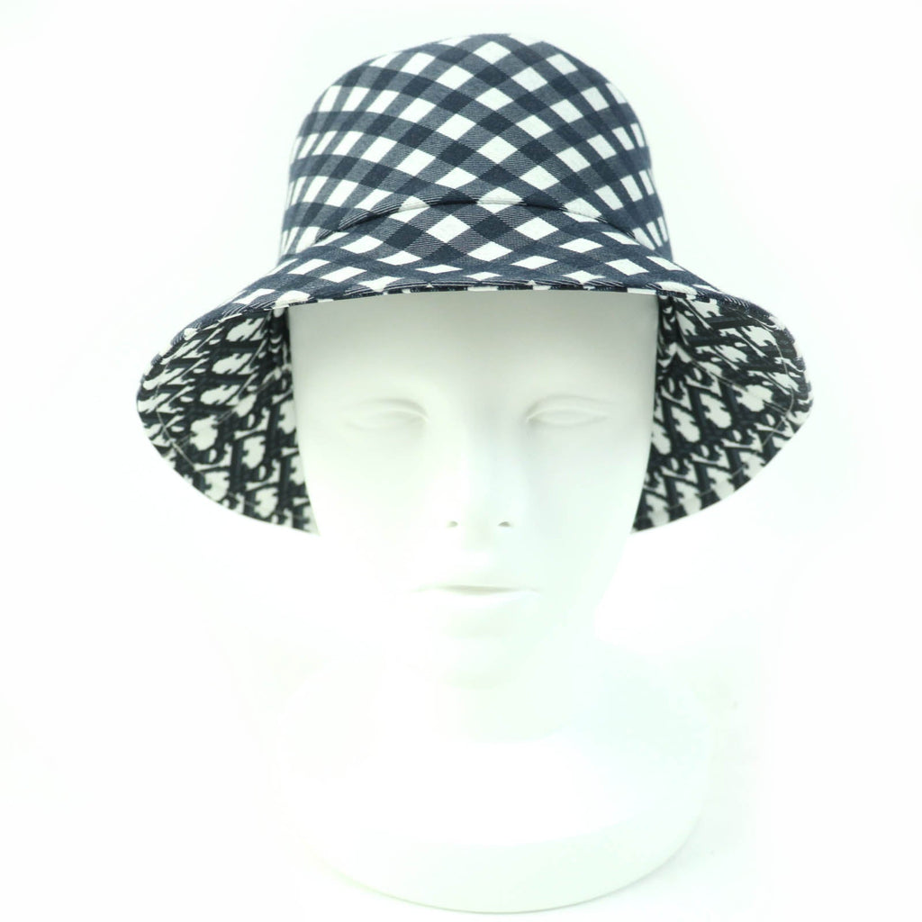 Christian Dior hat 22VIC923I130 Main: 49%, Main: 46%, Main: 5%, Lining: 49%, Lining: 46%, : Polyurethane 5% Navy Ivory 56
