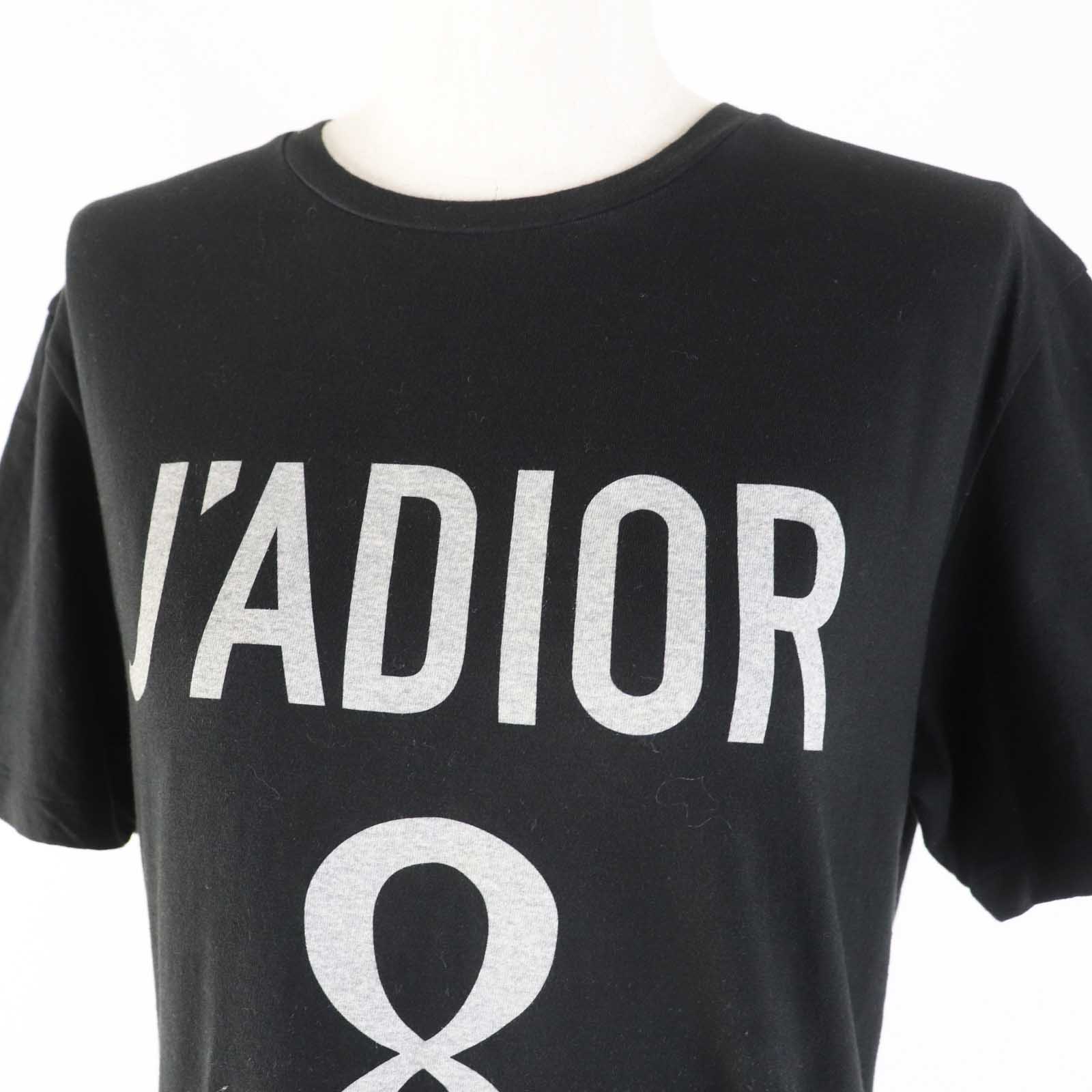 Christian Dior Short sleeve T-shirt 213T03TC001 cotton black S